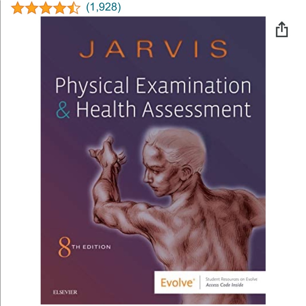 Physical Examination and Health Assessment
8th Edition
ISBN-13: 978-0323510806